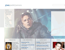 Tablet Screenshot of johnbarrowman.com